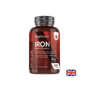 Желязо бисглицинат 14 mg – Кръвообразуване и енергия, 400 таблетки