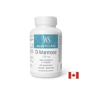 D-маноза 2000 mg + Червена боровинка 800 mg + Прополис 200 mg – Здрав уринарен тракт, 60 капсули