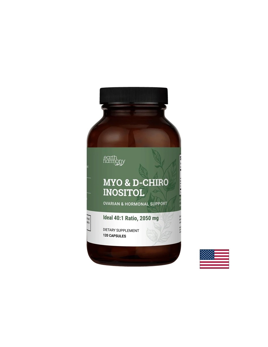 Мио-инозитол 2000 mg + D-хиро-инозитол 50 mg – Хормонален баланс и метаболитна подкрепа, 120 капсули