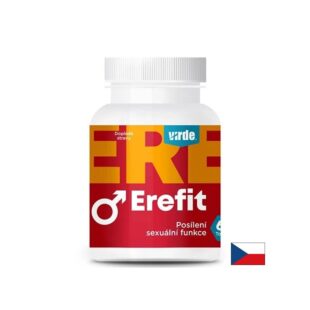 Erefit - L-аргинин 250 mg + Трибулус 100 mg + Мака 50 mg – Потентност и жизненост за мъже, 60 капсули