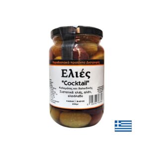 Гръцки маслини Каламата и Халкидики, 230 g