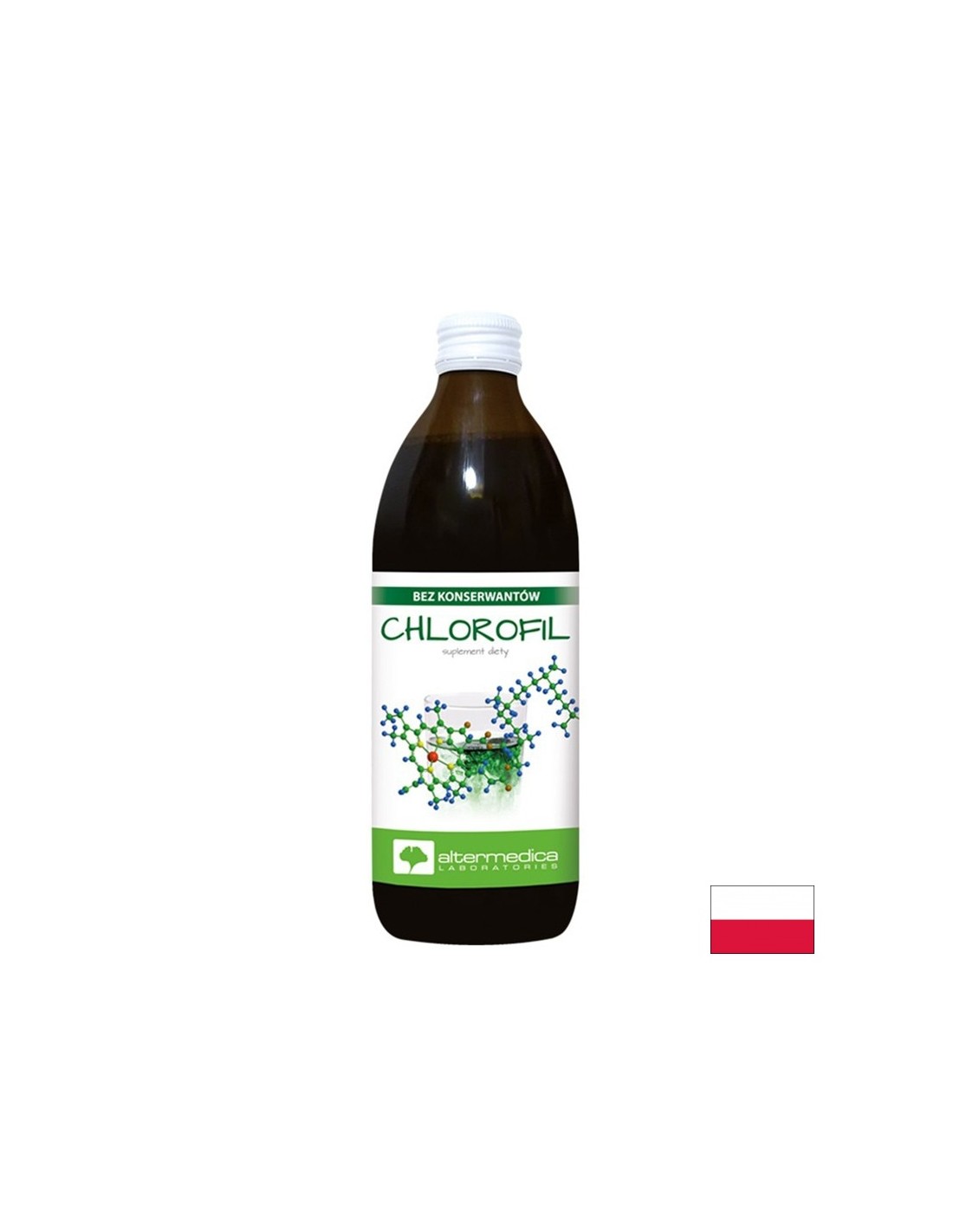Хлорофил – Естествен детокс и алкален баланс, 45 mg, 500 ml, 33 дози