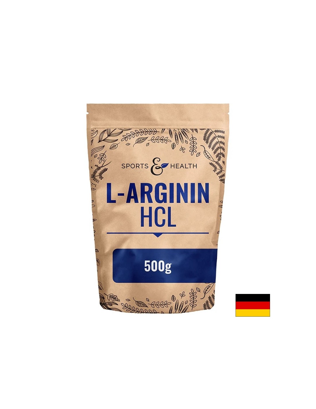 L-Аргинин Хидрохлорид – Кръвообращение и съдово здраве, 5000 mg, 500 g прах