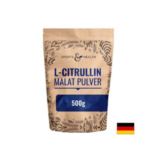 L-Цитрулин Малат – Мускулна издръжливост, 6000 mg, 500 g прах