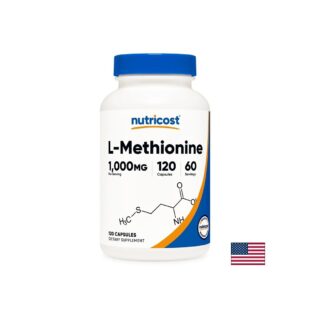L-Метионин – За черен дроб и липиден метаболизъм, 500 mg, 120 капсули