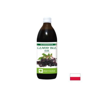 Сок от черен бъз + Витамин C 120 mg – Имунна защита, 500 ml, 10 дози