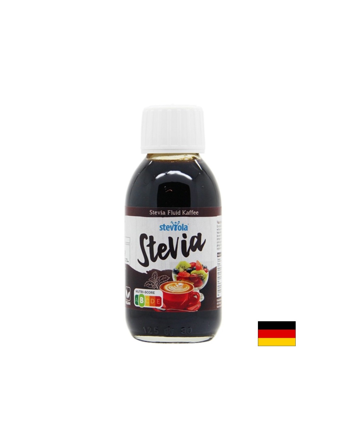 Steviola® Stevia fluid Kaffee - Течна стевия с аромат на кафе, Трапезен подсладител, 125 ml