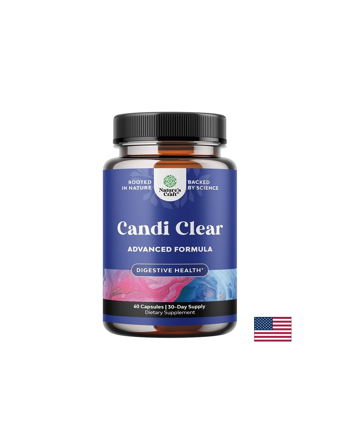Candi Clear – Подкрепа при кандида и чревен дисбаланс, 60 капсули