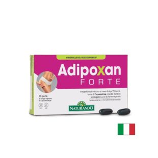 CLA 1000 mg + Уакаме 200 mg – Контрол на теглото и мастния метаболизъм, Adipoxan Forte, 30 софтгел капсули