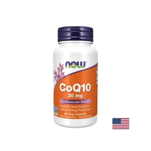 Коензим Q10 – Сърдечна енергия и антиоксидантна защита, 30 mg, 60 V капсули