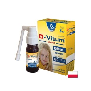 Витамин D3 – За здрави кости, зъби и имунна защита, 1000 IU, 6 ml спрей