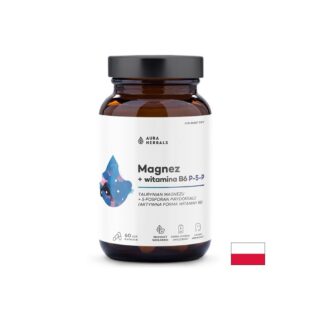 Магнезий 59 mg + Витамин B6 2.1 mg – Спокойна нервна система и нормална мускулна функция, 60 капсули