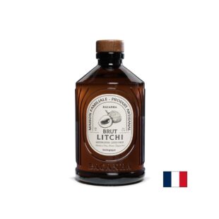 Сироп с личи – Френски сироп за коктейли, лимонади и десерти, Bacanha Brut Litchi, 400 ml