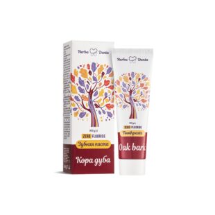Паста за зъби с кора от дъб и пребиотик, 100 g