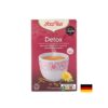 Yogi Tea Detox – аюрведичен чай за детоксикация със сладък корен, репей и глухарче, БИО, 17 филтърни пакетчета