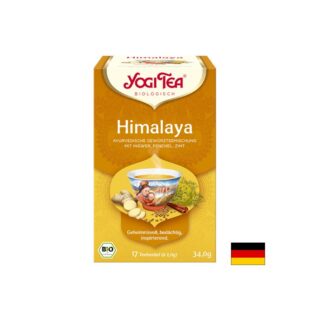 Yogi Tea Himalaya Chai – аюрведичен чай с джинджифил, резене и канела, БИО, 17 филтърни пакетчета