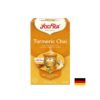 Yogi Tea Turmeric Chai – златен чай с куркума, канела и джинджифил, БИО, 17 филтърни пакетчета