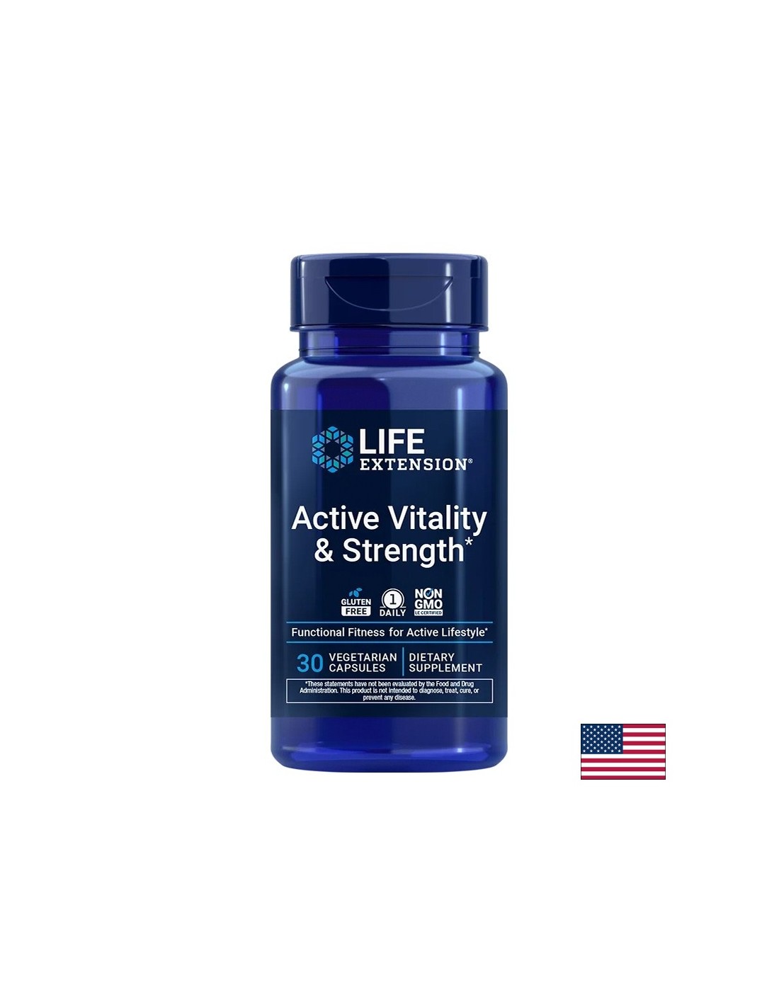Active Vitality Strength (Strengthera™) – Мускулна сила и възстановяване при физическо натоварване, 30 капсули