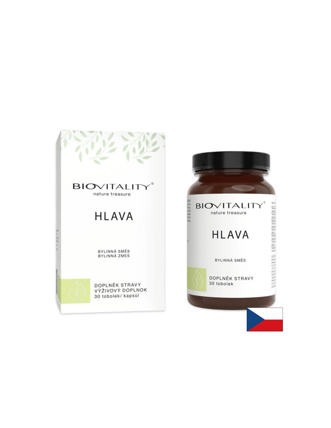 Biovitality® Билков комплекс – При главоболие, мигрена и нервно напрежение, 30 капсули