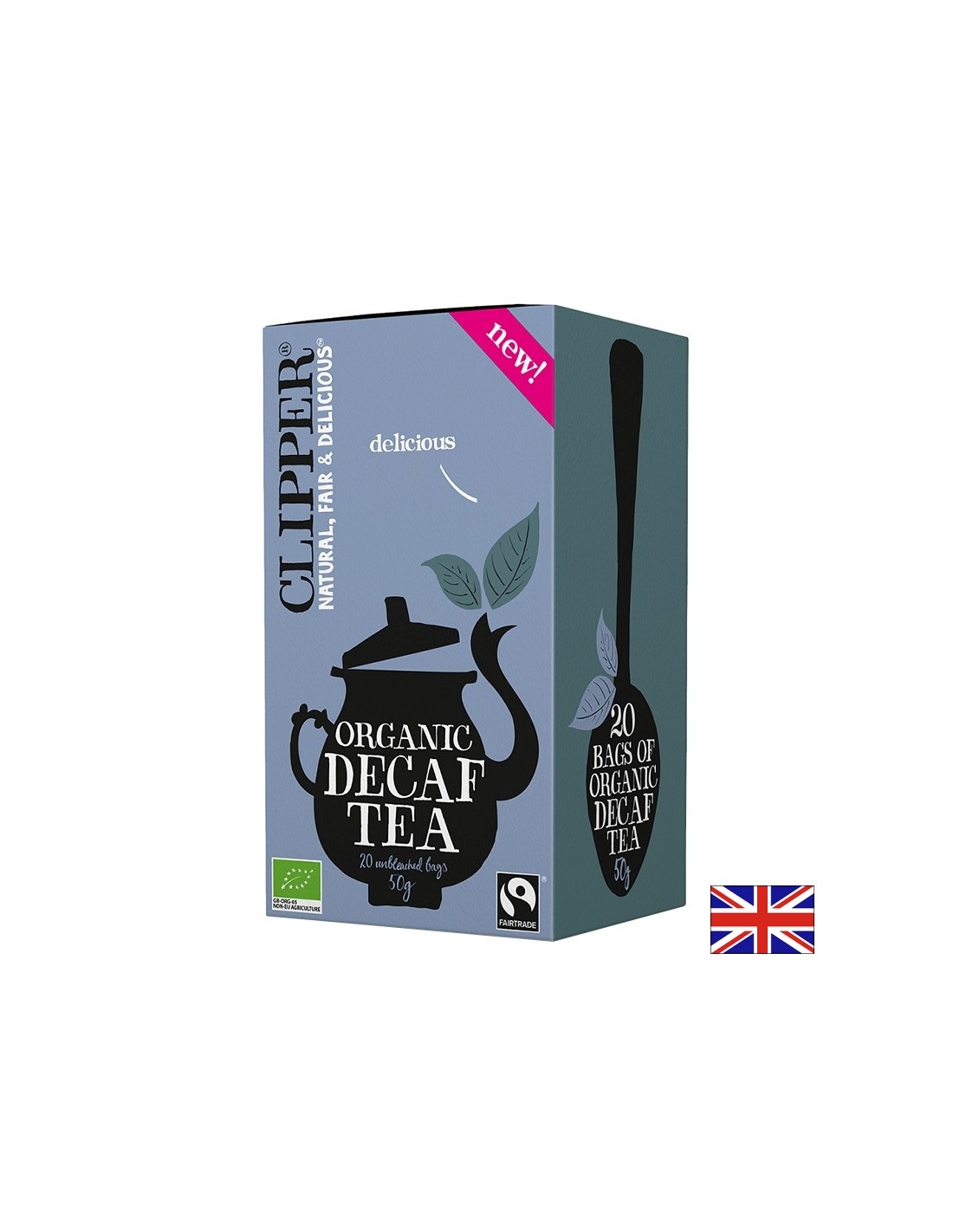 Черен чай без кофеин, БИО, 20 филтърни пакетчета