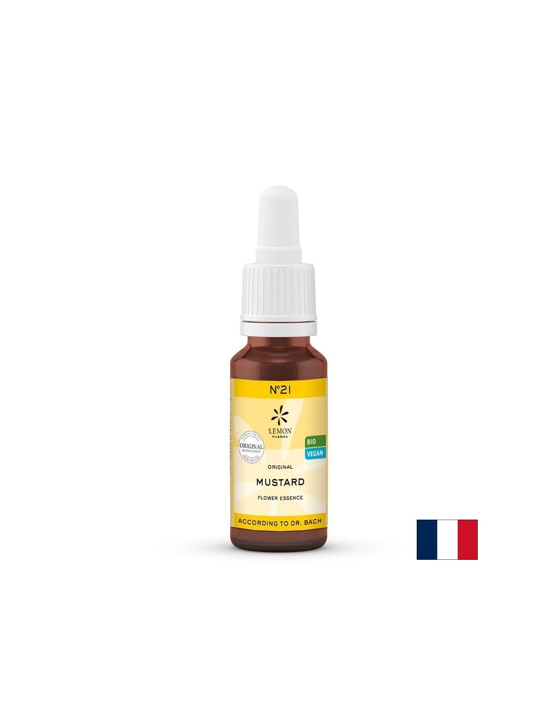 Цветна есенция Синап (Mustard) N°21 – Светлина и яснота при внезапна тъга, 20 ml капки
