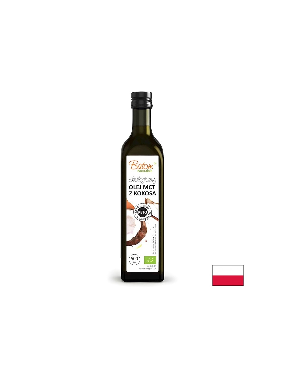 МСТ масло от кокос, БИО, 500 ml