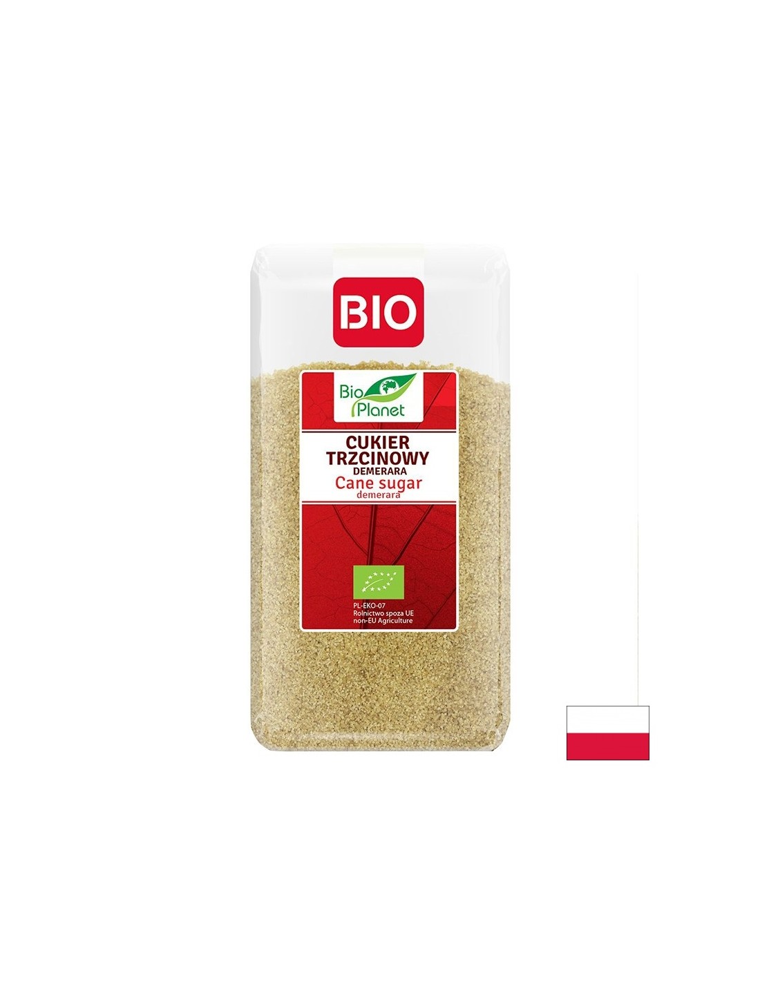 Тръстикова захар Демерара, БИО, 500 g