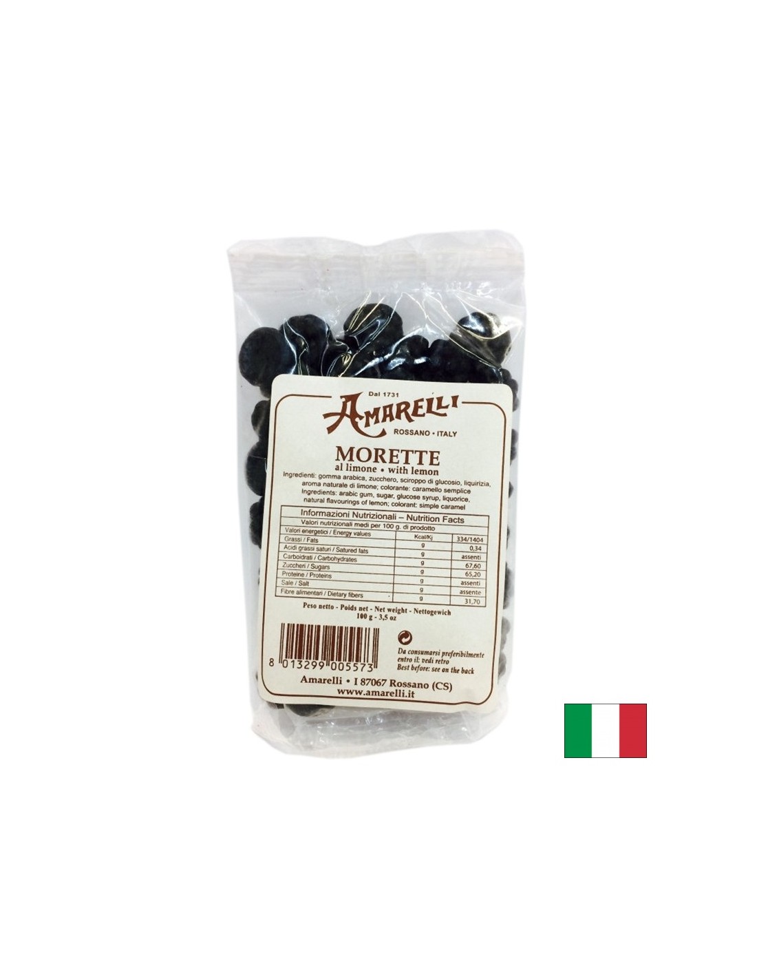 Желирани бонбони с женско биле и лимон Morette, 100 g